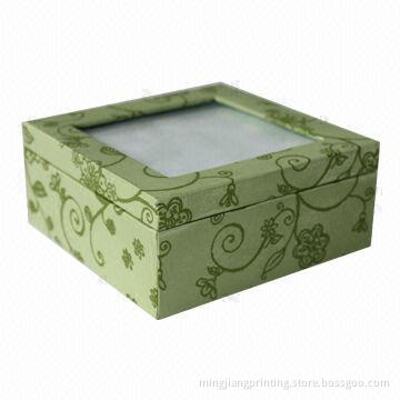 PVC Window Christmas Gift Box with Different Colors, Sizes Available
